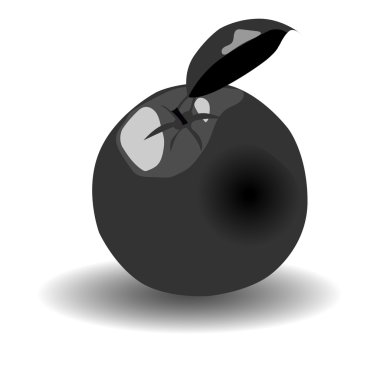 portakal meyve siluet