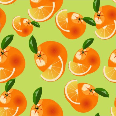 Vector orange pattern