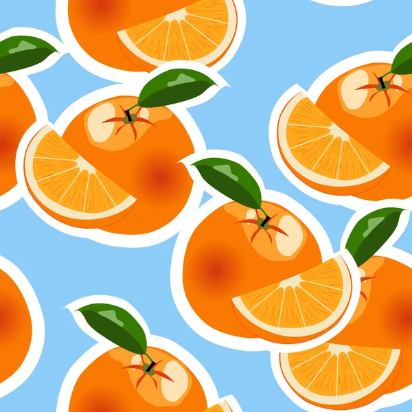 Vector patrón naranja — Vector de stock