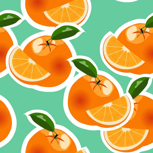 Vector patrón naranja — Vector de stock