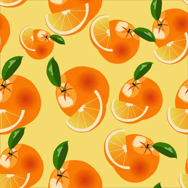 Vector orange pattern — Stock Vector