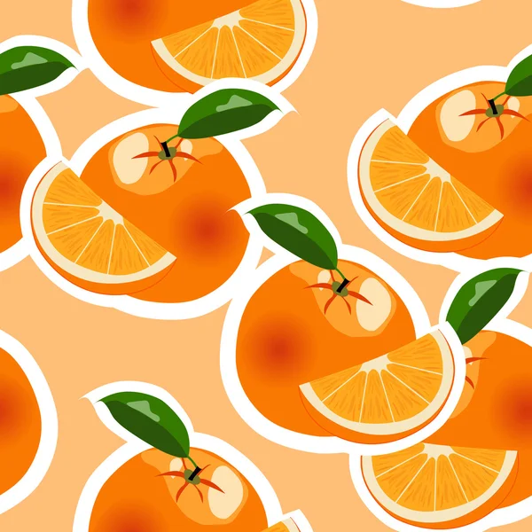 Vector patrón naranja — Vector de stock