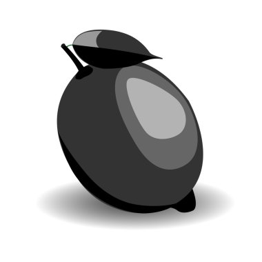 limon siluet vektör çizim