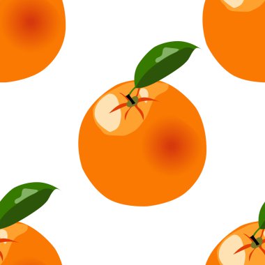 Vector orange pattern