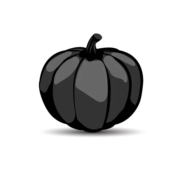 Calabaza. Vector silueta negra . — Vector de stock