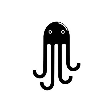 octopus logo design vector illustration template