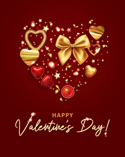 Sevgililer Günü tebrik kartı.