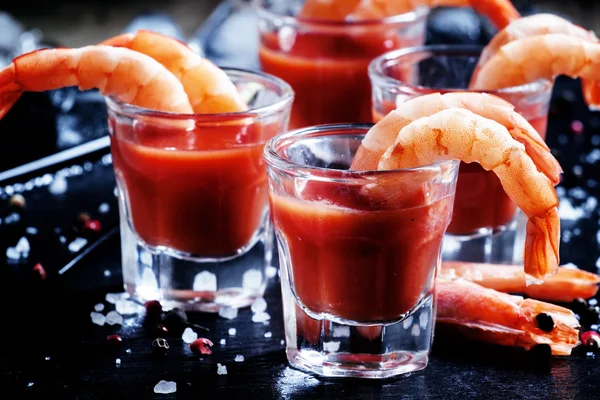 Snack cocktail de crevettes — Photo