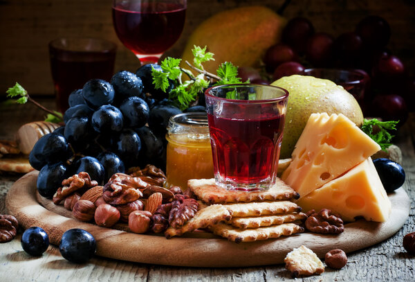 Plate with appetizers 