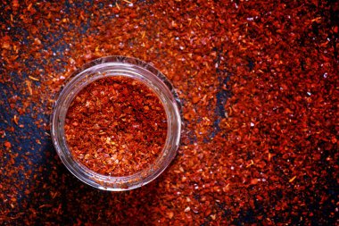 Kırmızı sıcak toz biber biber