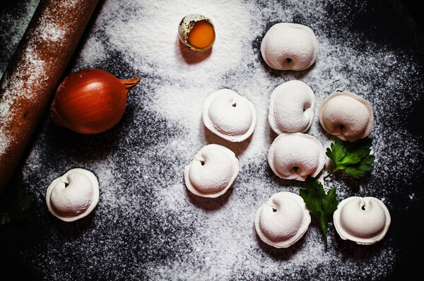 Домашние пельмени  