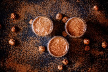 Fındıklı çikolata muz smoothie