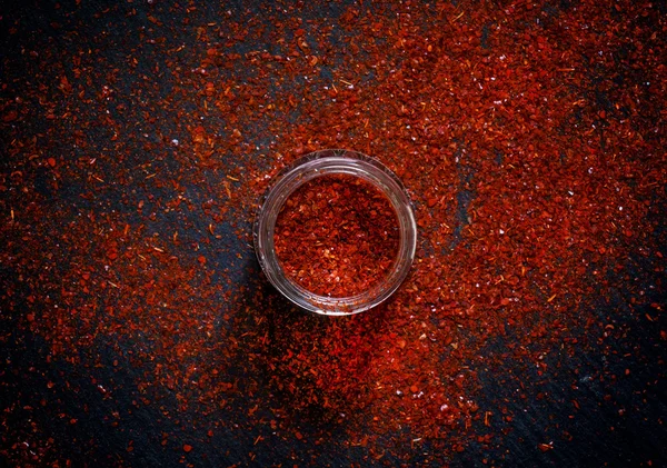 Papryka chili czerwony gorący ziemi — Zdjęcie stockowe