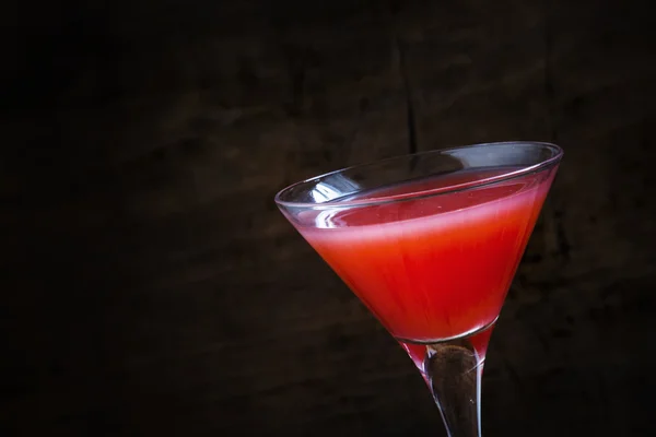 Red margarita cocktail in glass — Stock Photo, Image