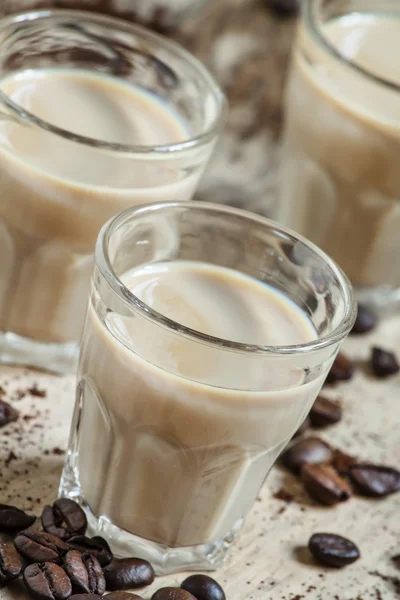 Café y licor de nata — Foto de Stock