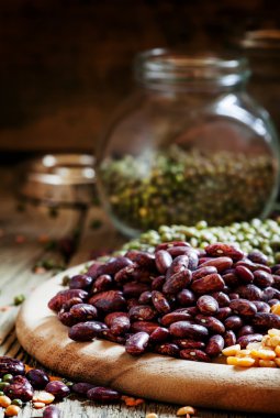 Mor fasulye kuru, mix tabak fasulye