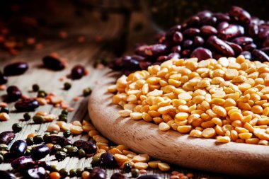 Kuru sarı bezelye, fasulye mix