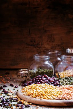 Kuru sarı bezelye, fasulye mix