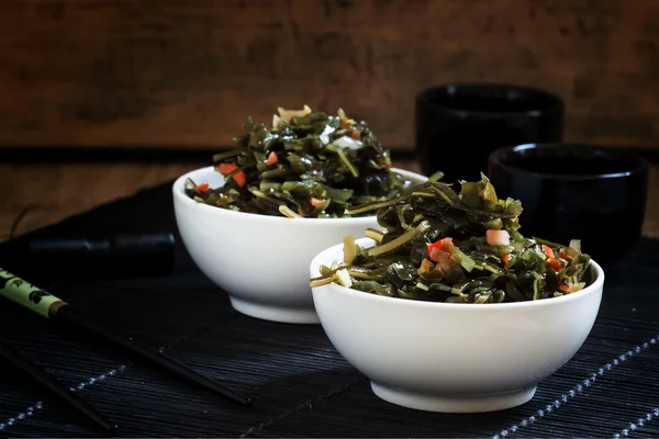 Ensalada de laminaria, algas — Foto de Stock