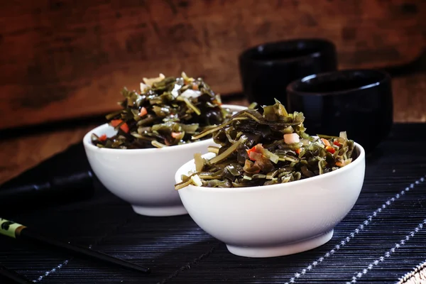 Ensalada de laminaria, algas — Foto de Stock