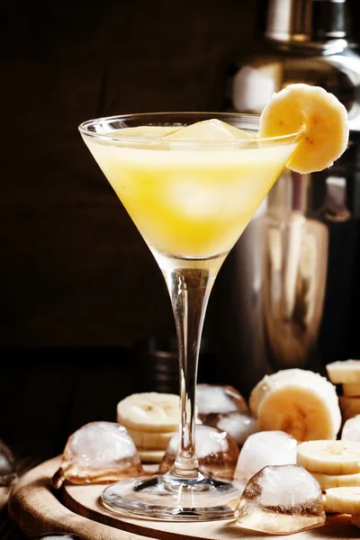 Banana alcoholic cocktail izcaragua — Stok fotoğraf