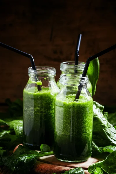 Gröna detox dryck — Stockfoto