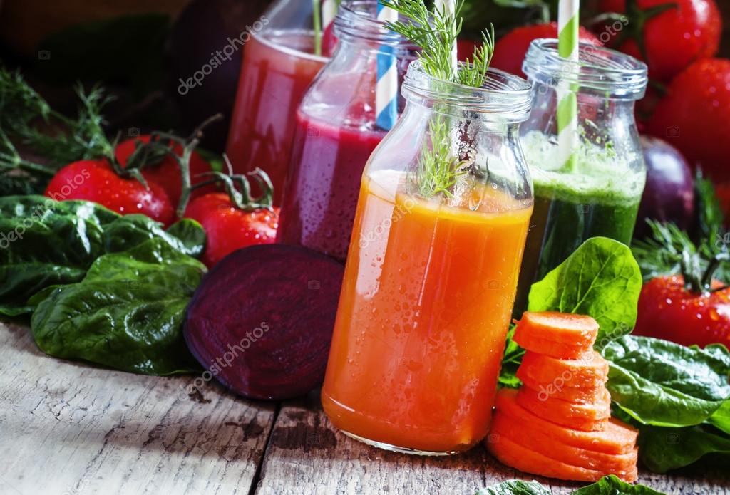 Healthy vegetable smoothies — Stock Photo © 5PH 108927666