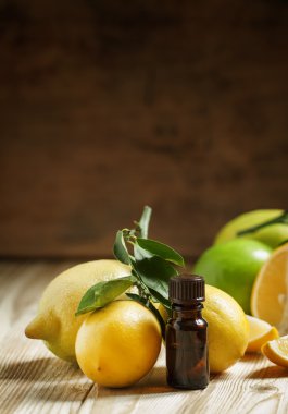 Limon ve taze limon Uçucu yağ