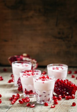 Narlı ev yapımı yoğurt 