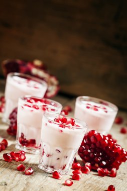 Narlı ev yapımı yoğurt 