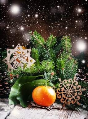 Noel ya da yeni yıl süslemesi