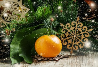 Noel ya da yeni yıl süslemesi