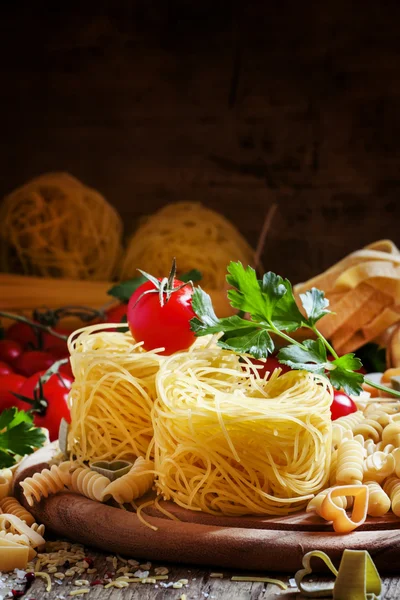 รัง พาสต้าแห้งอิตาลี — ภาพถ่ายสต็อก