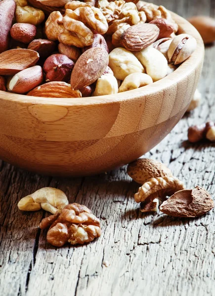Sada různých ořechů — Stock fotografie
