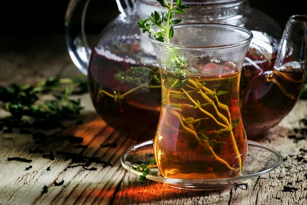 Ázerbájdžán černý čaj — Stock fotografie