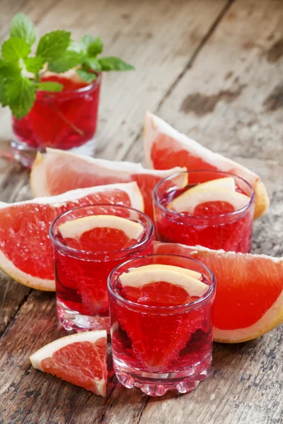 Red grapefruit cocktail