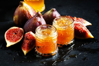 Lezzetli reçel tatlı incir ballı