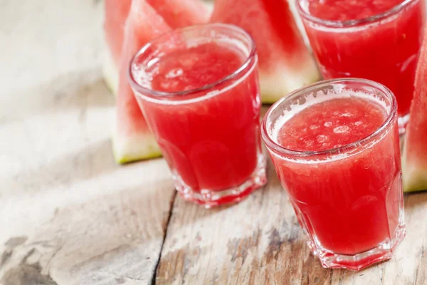 Frischer Wassermelonensaft — Stockfoto