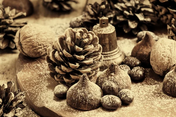 Σύνθεση Χριστουγέννων και νέου έτους — Φωτογραφία Αρχείου