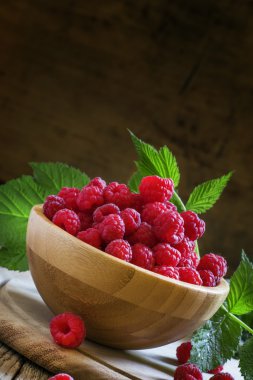 Kase taze organik ahududu