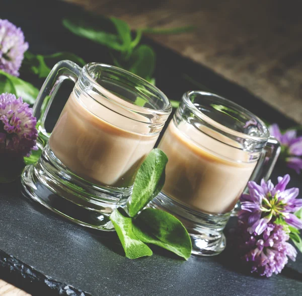 Café et liqueur de crème irlandaise — Photo