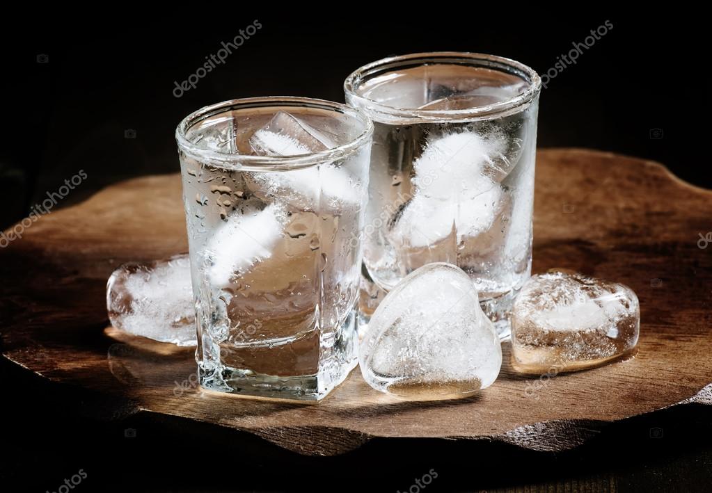Cold Fresh Water With Ice In A Glasses Stock Photo Image By C 5ph
