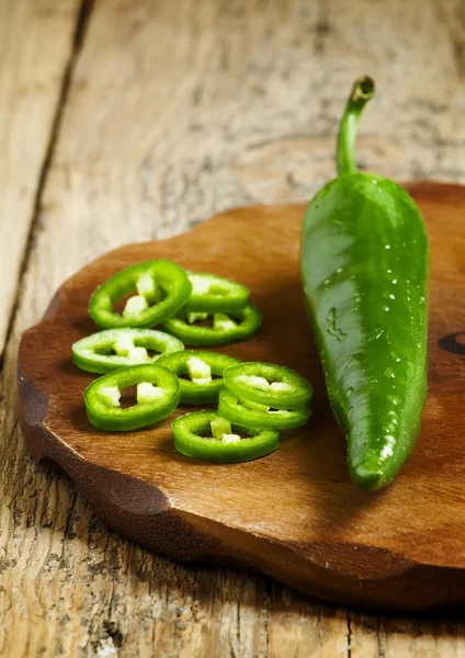 Kruidige groene peper — Stockfoto