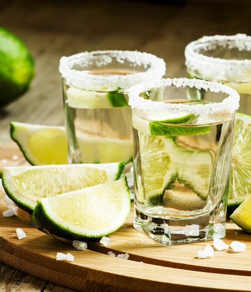 Prata tequila mexicana — Fotografia de Stock