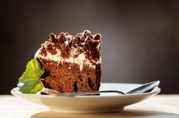 Leckerer Schokoladenkuchen — Stockfoto