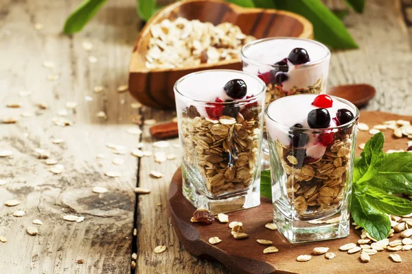 Hälsosam frukost med müsli — Stockfoto