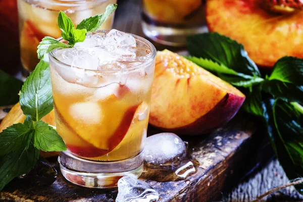 şeftalili buzlu çay