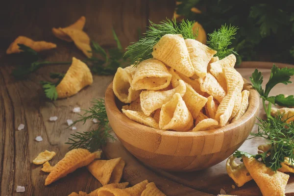 Nachos Zapfen, selektiver Fokus — Stockfoto