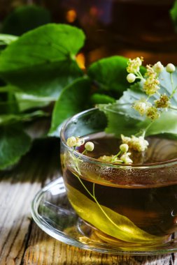 Ihlamur çayı, seçici odak