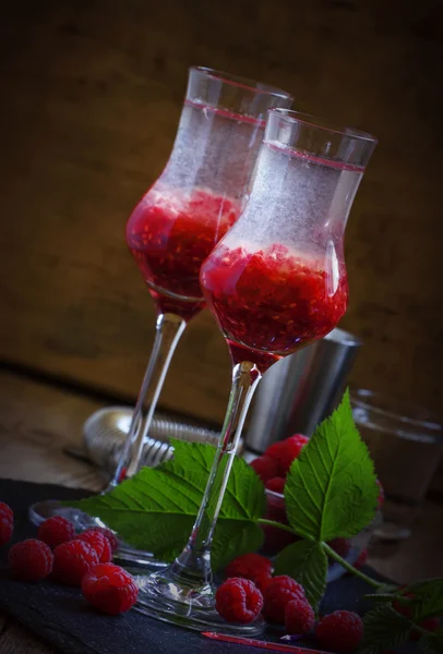 Alcoholic cocktail royal shot — Stock Photo, Image